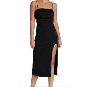 NWT Cinq a sept black cut out dress